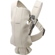 BabyBjörn Draagzak Mini - 3D Jersey - Lichtbeige