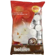 Bolsius Waxinelichtjes - 50 Stuks - Wit