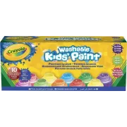 Crayola 10 potjes afwasbare verf special