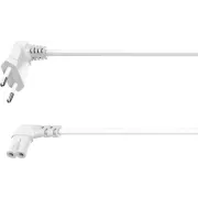 Hama Euro-netsnoer Sonos PLAY:1/PLAY:5/One (SL), aan beide zijden haaks, 3m, wit