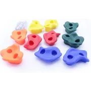Klimstenen Set - 10 stuks - Klimsteen set voor klimwand - PE - Multicolor - Indoor en outdoor