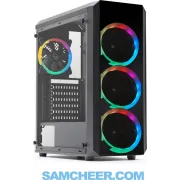 LC-Power Gaming 703B Midi Tower Zwart