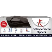 Lucovitaal Orthopedische slippers zwart 35-36