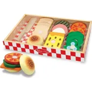 Melissa & Doug - Houten Sandwich Maken Set