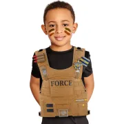 Militair kogelwerend vest verkleed speelgoed voor kinderen - Leger thema verkleedkleding - Carnaval