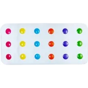 Munchkin Dandy Dots anti slip Badmat met Stippen - Wit