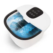 Niceey Massage Voetenbad Xxl - Met Bubbelfunctie - Massage Rollers - Infrarood - Wit