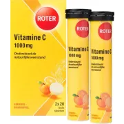 Roter Vitamine C 1000mg - Voedingssupplement - Abrikoossmaak -  40 bruistabletten