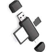SD Kaartlezer USB Type C / OTG Micro SD Card 5-in-1 Reader USB