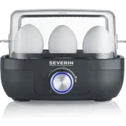 Severin EK 3166 - Eierkoker - mat zwart