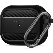 Spigen Rugged Armor Case voor Apple AirPods Pro - Zwart