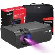 STOBE®HOME Beamer - WIFI Mini Beamer - Eenvoudig Streamen Vanaf Je Telefoon - Mini Projector voor IOS/Android