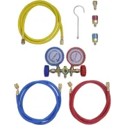 vidaXL Manometer set voor airco met 2-richtingen