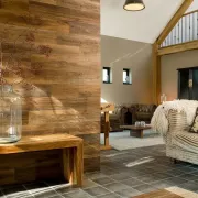 WallArt Planken hout-look schuurhout eiken omberbruin