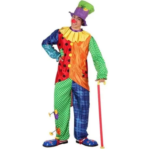 "Clown pak voor heren - Verkleedkleding - Small"