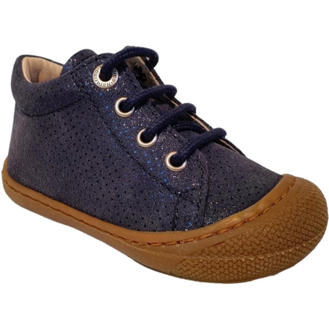 Naturino Cocoon suède dots Veterschoenen