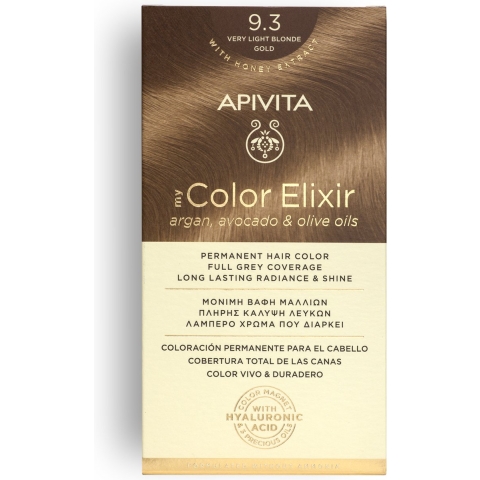 Apivita My Color Elixir 9.3 Zeer Licht Blond Goud | 1 stuk