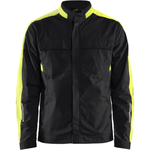 Blåkläder Industrie jack stretch 44441832 | Zwart/High-Vis Geel | Maat M - 7330509761335