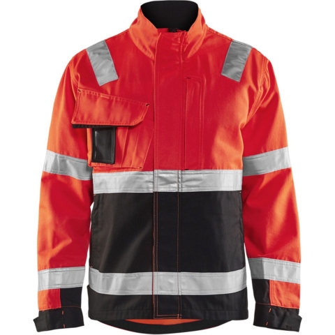 Blåkläder Jack High-Vis 40641811 | High-Vis Rood/Zwart | Maat 4XL - 7330509403433