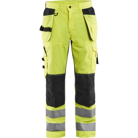 Blåkläder Werkbroek High-Vis met ventilatie 15651811 | High Vis Geel/Zwart | Maat 46 - 7330509516157