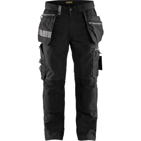 Blåkläder Werkbroek met stretch 15901343 | Zwart | Maat 44 - 7330509621929