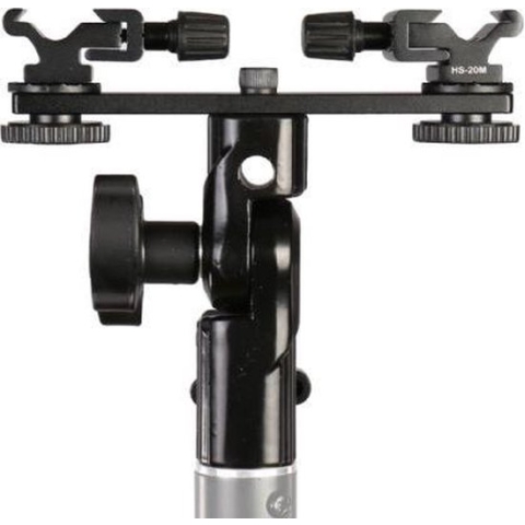 Falcon Eyes Twin Mount Tilting Bracket + 2 x Flitsschoen CLD-14A