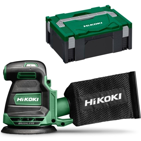 Hikoki SV1813DA W2Z Accu Excenterschuurmachine | 18V | BL | 125MM | MV | zonder accu en lader | in HSC II - SV1813DAW2Z