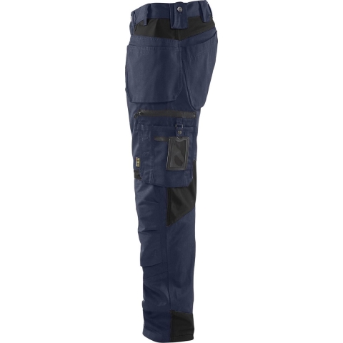 Blåkläder Werkbroek met spijkerzakken 15551860 | Donker marineblauw/Zwart | Maat C46 - 7330509590164