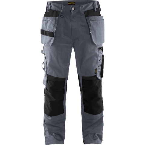 Blåkläder Werkbroek met spijkerzakken 15551860 | Grijs/Zwart | Maat C60 - 7330509590508