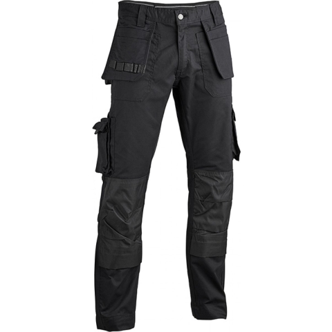 Gevavi Workwear - GW05 multipocketbroek zwart | Maat 60 - GW0500600