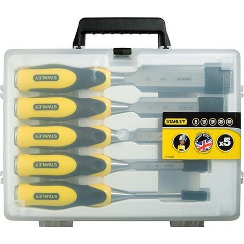 Stanley handgereedschap Steekbeitelset Dynagrip 5Dlg. (6,12,18,25,32 mm) - 2-16-885