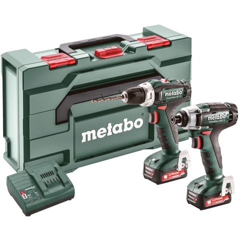 Metabo PowerMaxx BS 12 + PowerMaxx SSD 12 | 12V | LiHD Accu boor-/schroefmachine & slagschroevendraaier set - 685166000
