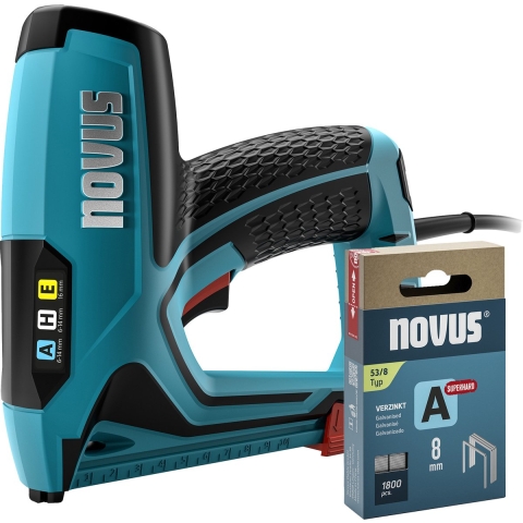 Novus Tools 031-0369 Elektrisch nietpistool Type niet Type 37, Type 53 Lengte nieten 6 - 14 mm