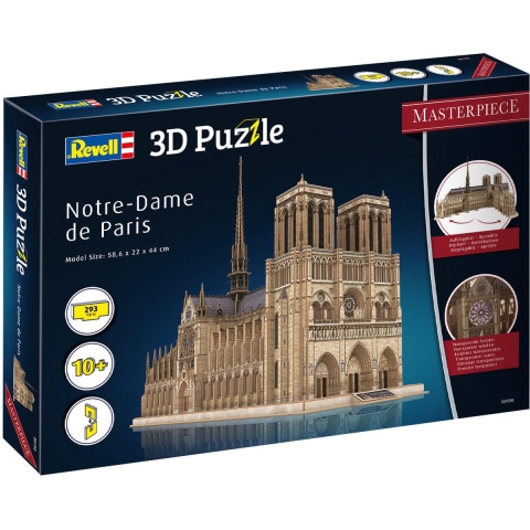 Revell 00190 3D-Puzzle Notre Dame de Paris Aantal puzzelstukjes: 293