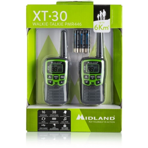Midland XT30 C1177 PMR-portofoon Set van 2 stuks
