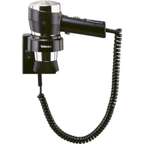 Valera Action Super Plus 1200 542.05/038A B Haardroger met wandhouder Chroom-zwart