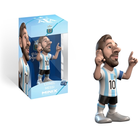 Minix Figuur - Voetbalsterren - Argentinië - Messi - Minix - OneSize - Speelgoedfiguur
