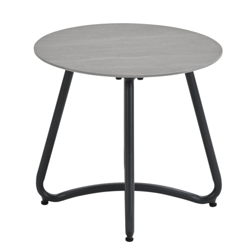 Vento Bijzettafel Carbon Black dia 45xH41 cm - Garden impressions