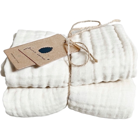 Pine Cone Hydrofiele Doek - 2-pack - Kadera - Cream - Pine Cone - OneSize - Hydrofiele Doek