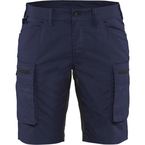 Blåkläder Dames Service Short met stretch 71491845 | Marineblauw/Zwart | Maat 30 - 7330509538623