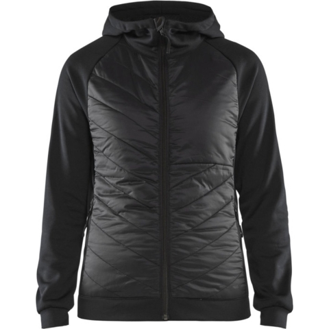 Blåkläder Dames hybride sweater 34642526 | Zwart/Donkergrijs | Maat M - 7330509727188