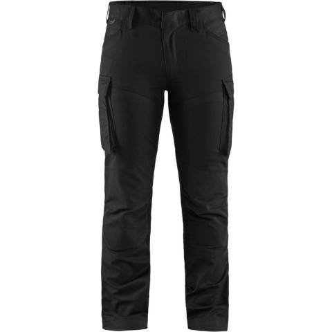 Blåkläder Dames service werkbroek stretch 71471830 | Zwart | Maat 38 - 7330509729168