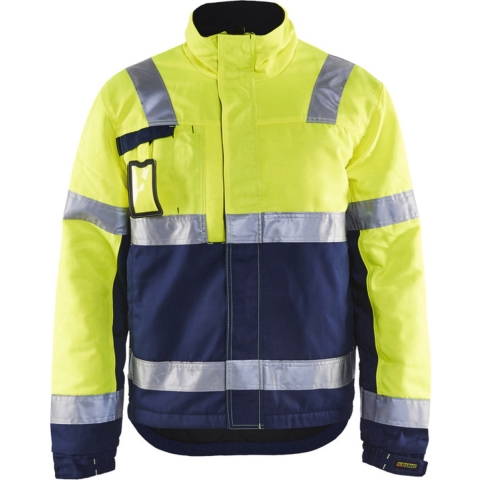 Blåkläder Winterjas High-Vis 48621811 | High Vis Geel/Marineblauw | Maat XXL - 7330509370810
