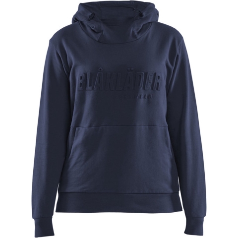 Blåkläder Dames hoodie 3D 35601158 | Donker marineblauw | Maat 3XL - 7330509771372