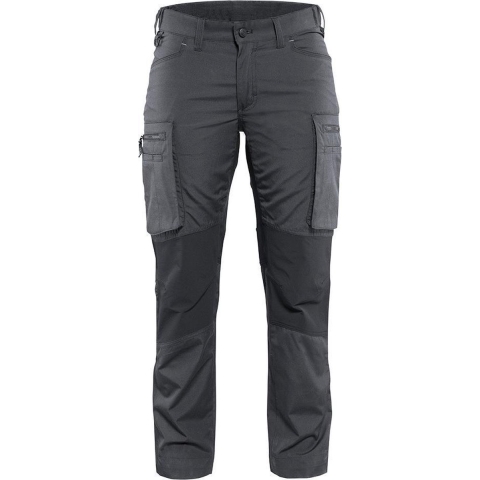 Blåkläder Dames Service werkbroek Stretch 71591845 | Donkergrijs/Zwart | Maat 36 - 7330509465479