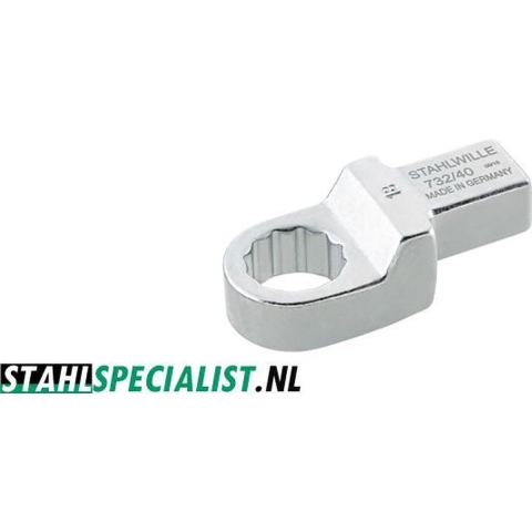 Stahlwille Ringinsteekgereedschap | sleutelwijdte 32 mm 14 x 18 mm | chroom-legering-staal | chroom-vanadium | 1 stuk - 58224032 58224032