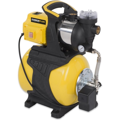 Powerplus Elektrische Waterpomp POWXG9573 - Tuinpomp van 1000 W, Temperatuur van 35°C en Debiet van 3500 l/u, Tuingereedschap