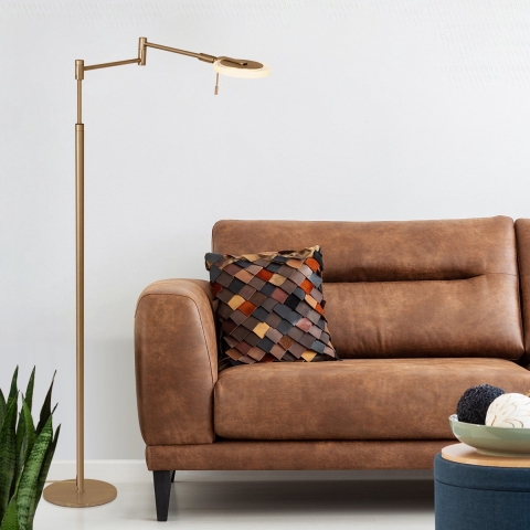 Steinhauer Vloerlamp Turound - Brons - Dimbaar - Metaal - LED