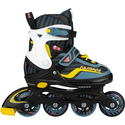 Nijdam Skeelers - Verstelbaar - Game Patrol - Blauw - Maat 38-42