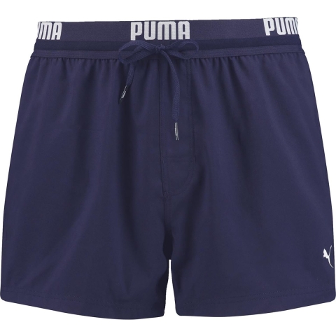 PUMA Swim Logo Short Heren Zwembroek - navy - Maat L